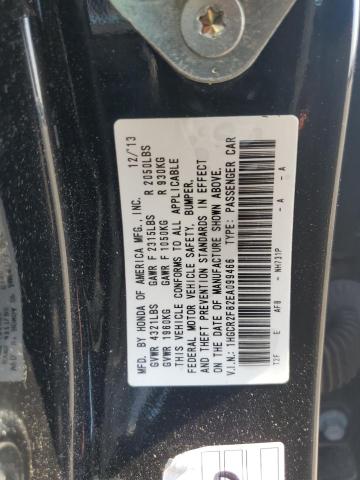 VIN 1HGCR2F82EA099466 2014 Honda Accord, Exl no.12