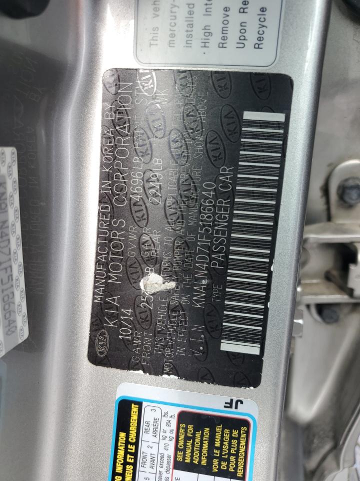 KNALN4D71F5186640 2015 Kia Cadenza Premium