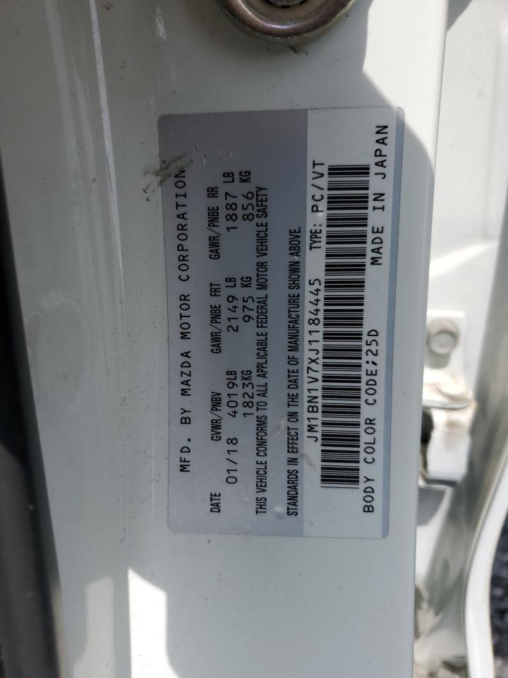 JM1BN1V7XJ1184445 2018 Mazda 3 Touring