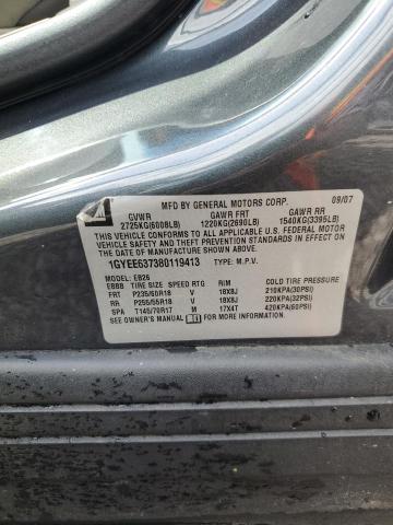 2008 Cadillac Srx VIN: 1GYEE637380119413 Lot: 62545404