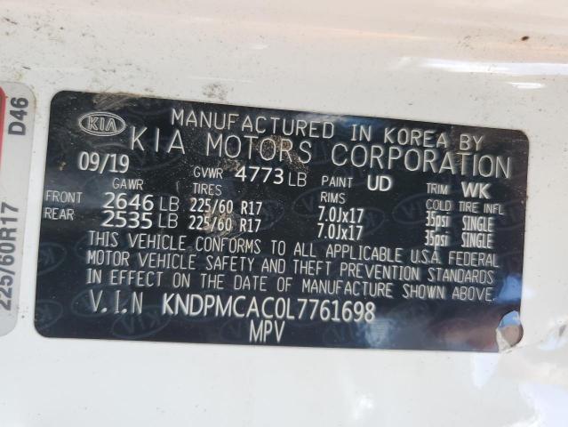 2020 KIA SPORTAGE L - KNDPMCAC0L7761698