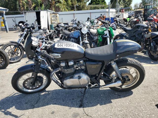 TRIUMPH MOTORCYCLE THRUXTON 2013 black road/str gas SMT920K1XDT571735 photo #4