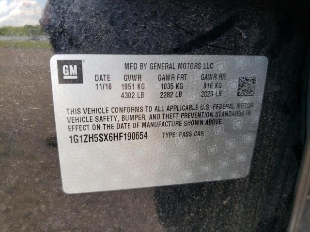 2017 CHEVROLET MALIBU PRE - 1G1ZH5SX6HF190654