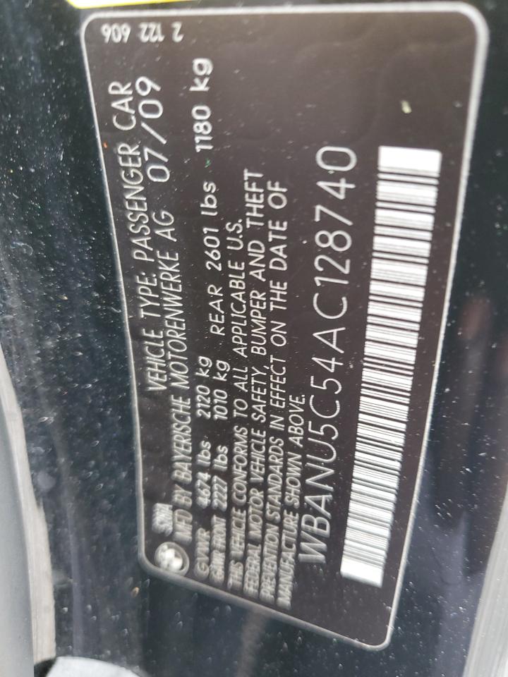 WBANU5C54AC128740 2010 BMW 528 I