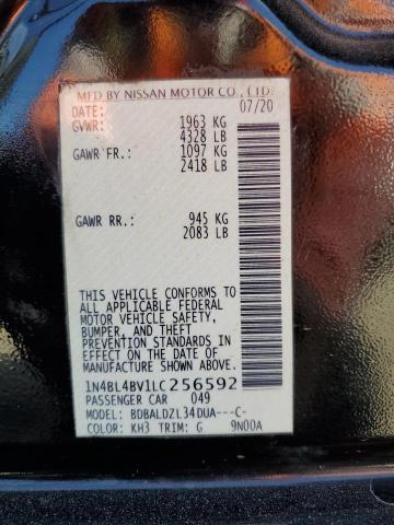 2020 NISSAN ALTIMA S - 1N4BL4BV1LC256592