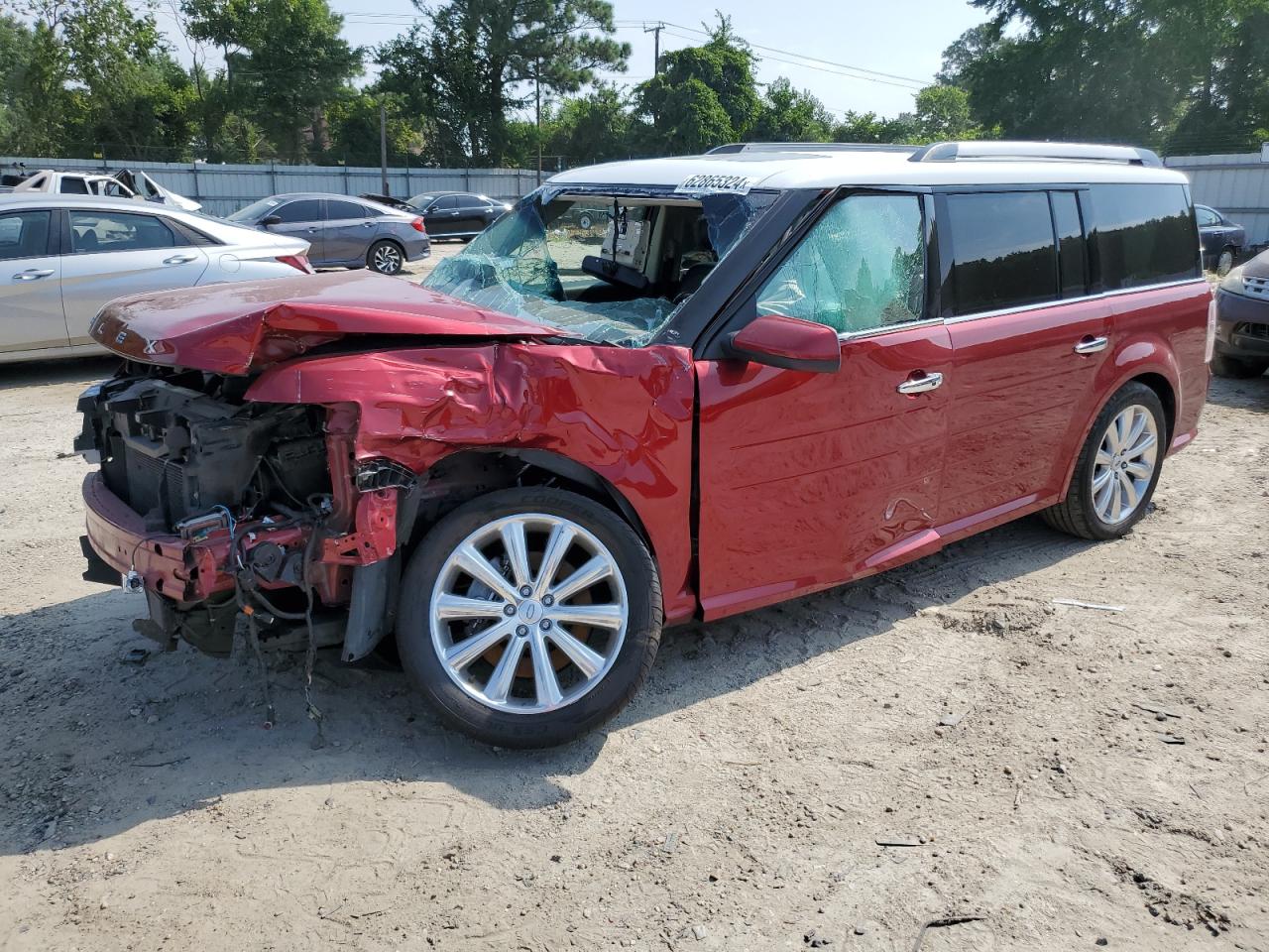 Lot #2843424528 2015 FORD FLEX LIMIT