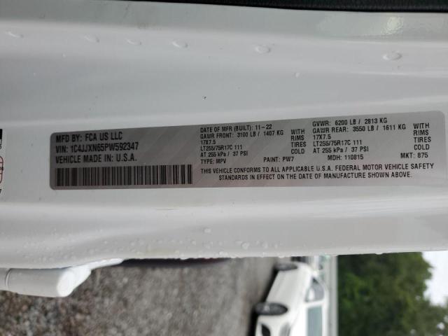 2023 JEEP WRANGLER 4 1C4JJXN65PW592347