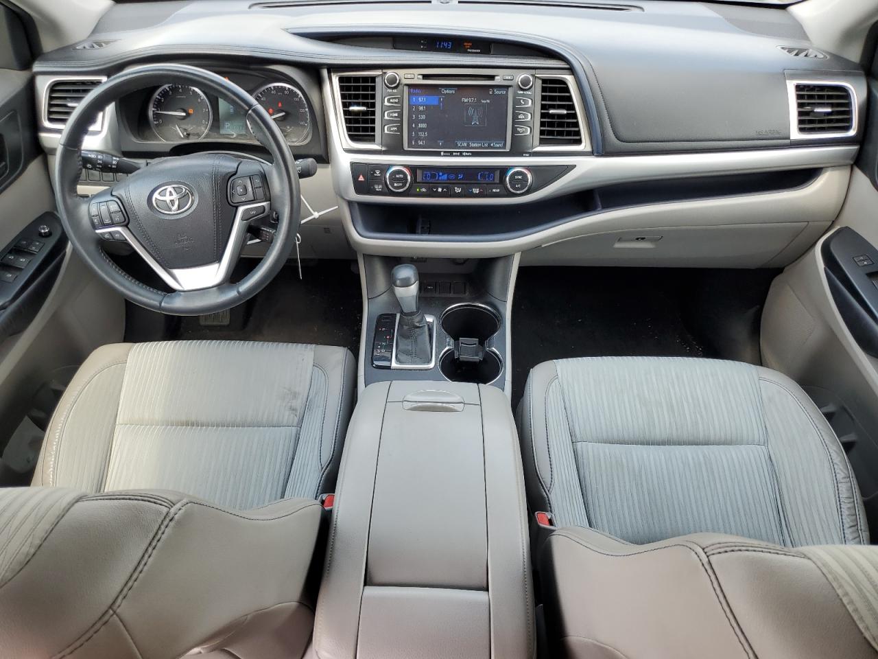 5TDZKRFH6GS134487 TOYOTA HIGHLANDER 2016