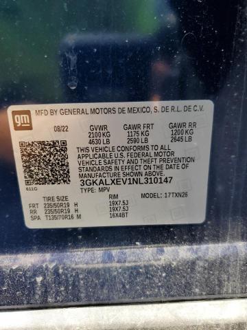 2022 GMC Terrain Denali VIN: 3GKALXEV1NL310147 Lot: 60470454