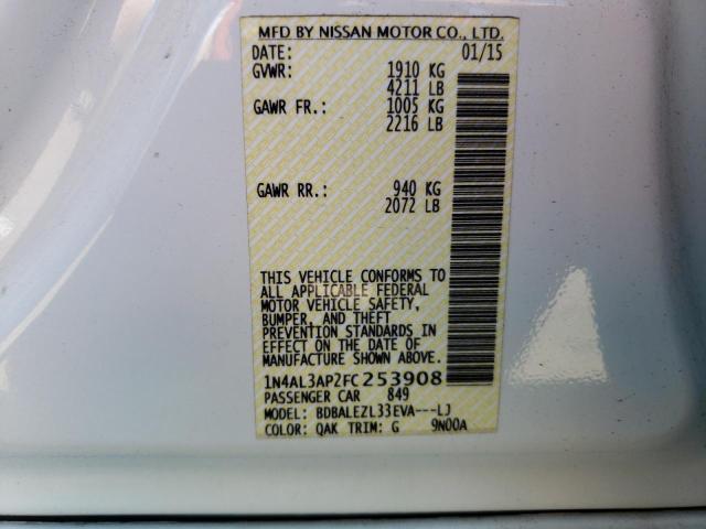 2015 NISSAN ALTIMA 2.5 - 1N4AL3AP2FC253908