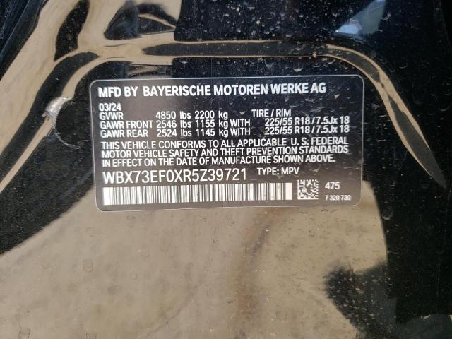 WBX73EF0XR5Z39721 2024 BMW X1 XDRIVE2