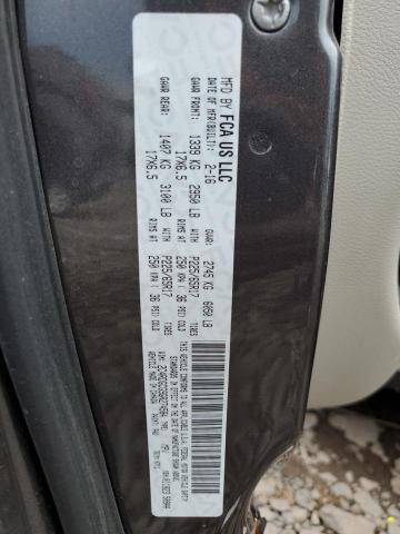 2016 DODGE GRAND CARA - 2C4RDGCG9GR274584