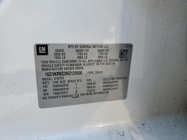 2017 CHEVROLET SILVERADO - 1GCVKREC3HZ129896