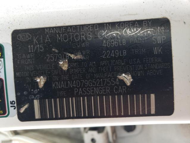 2016 KIA CADENZA LU - KNALN4D79G5217554