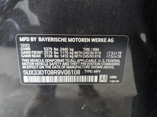 2024 BMW X4 xDrive30I VIN: 5UX33DT08R9V06108 Lot: 61469944