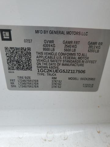 2018 CHEVROLET SLVRADO SS 1GC2KUEG5JZ117506