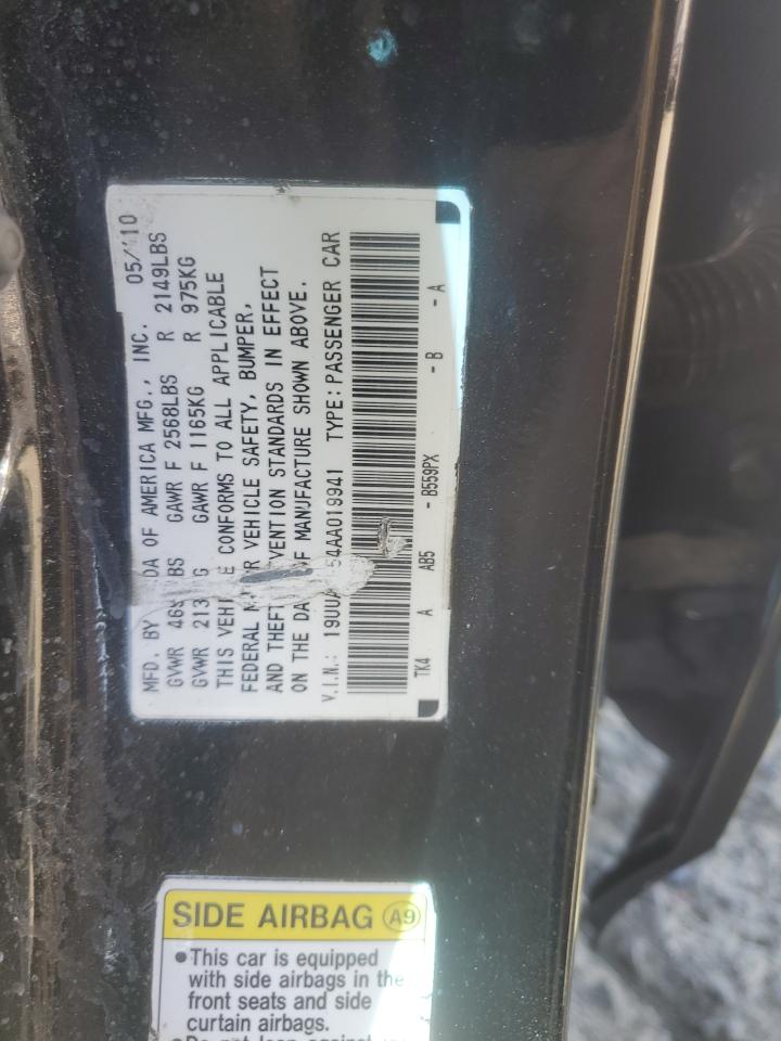 19UUA8F54AA019941 2010 Acura Tl