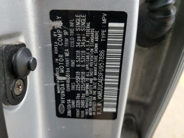 2015 HYUNDAI TUCSON KM8JUCAG3FU957886