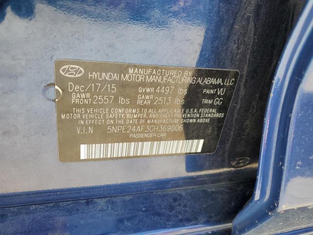 2016 HYUNDAI SONATA SE - 5NPE24AF3GH369006