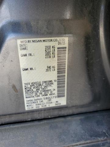 2015 NISSAN ALTIMA 2.5 - 1N4AL3APXFC580279