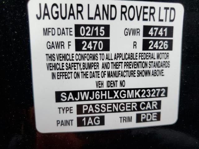 VIN SAJWJ6HLXGMK23272 2016 Jaguar F-Type, R no.12