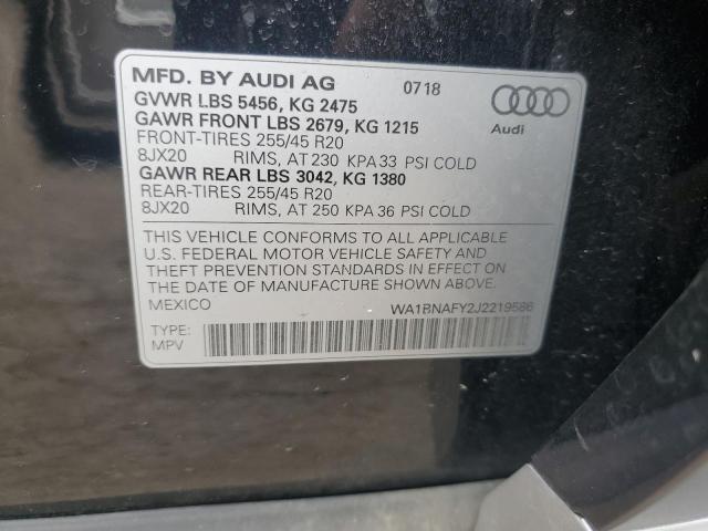 VIN WA1BNAFY2J2219586 2018 Audi Q5, Premium Plus no.13