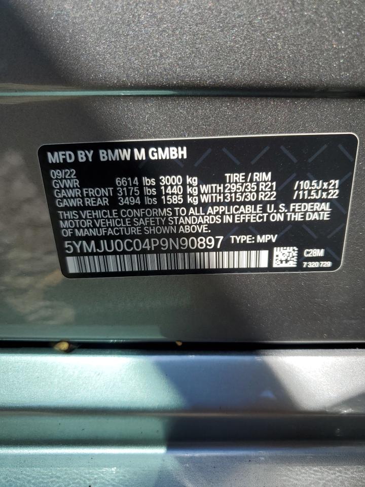 5YMJU0C04P9N90897 2023 BMW X5 M