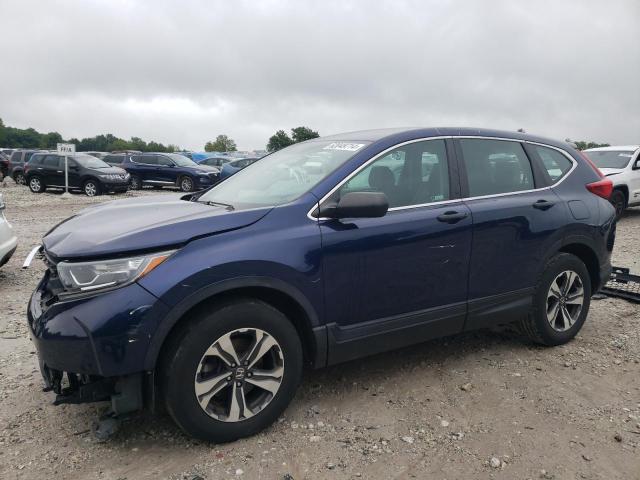 HONDA CR-V LX 2019 blue  gas 2HKRW6H35KH214625 photo #1