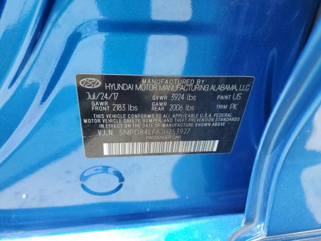 2018 HYUNDAI ELANTRA SE - 5NPD84LF6JH253927
