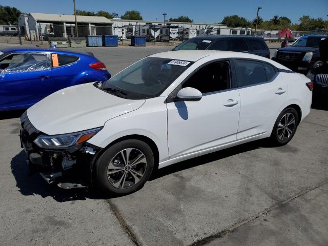 NISSAN SENTRA SV 2023 white  gas 3N1AB8CV5PY256836 photo #1