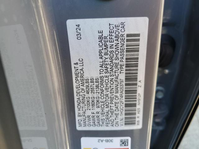 2024 HONDA .DEL SOL 1HGCY2F74RA053797
