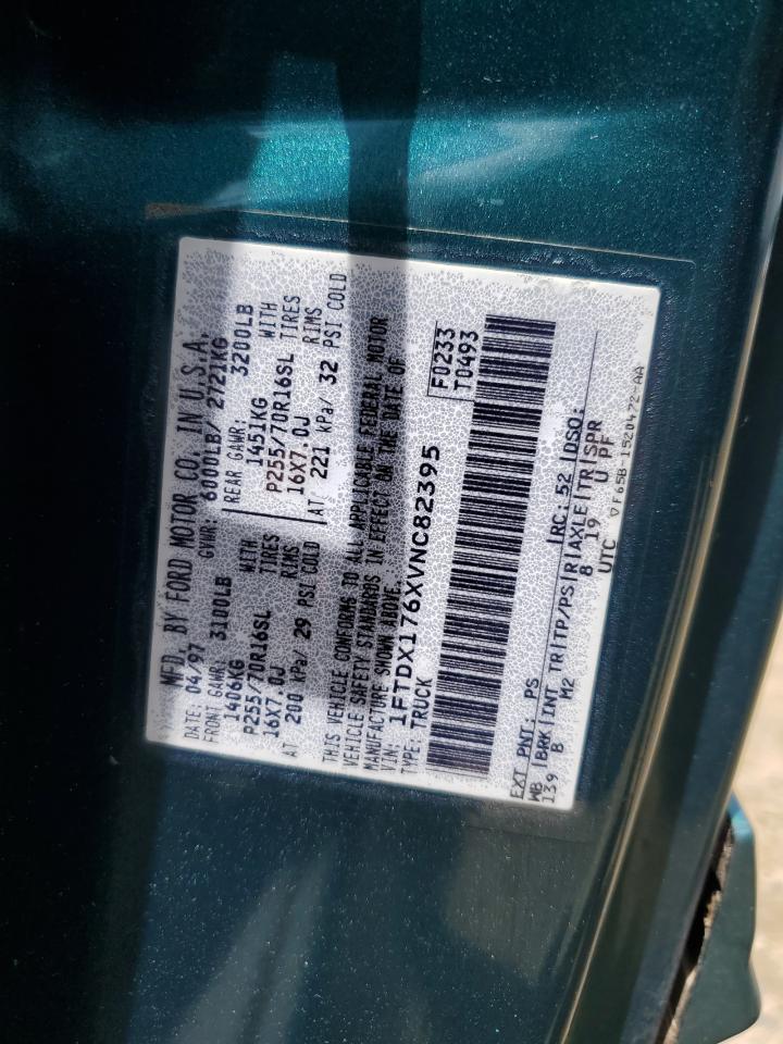 1FTDX176XVNC82395 1997 Ford F150