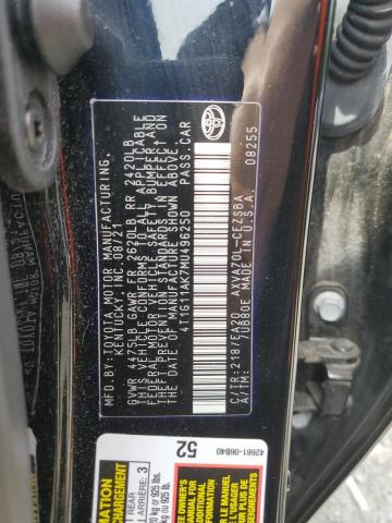 VIN 4T1G11AK7MU496250 2021 Toyota Camry, SE no.12