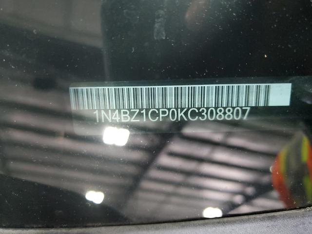 2019 NISSAN LEAF S PLU 1N4BZ1CP0KC308807