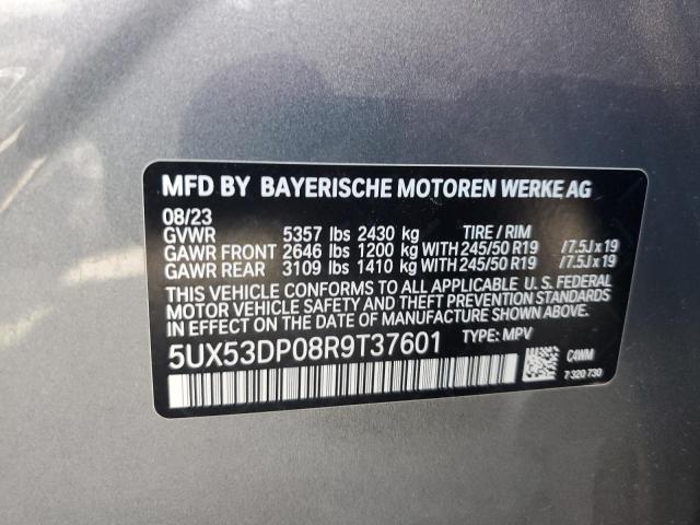 VIN 5UX53DP08R9T37601 2024 BMW X3, Xdrive30I no.13