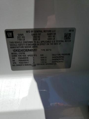 2016 CHEVROLET TAHOE C150 - 1GNSCAEC9GR465267