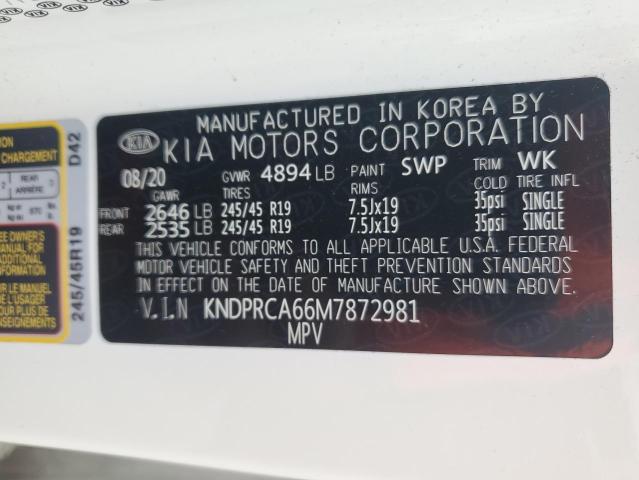 2021 KIA SPORTAGE S - KNDPRCA66M7872981