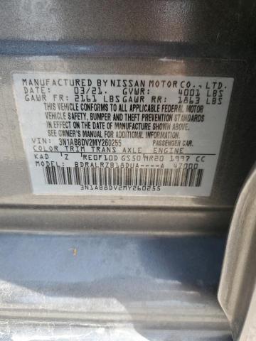 2021 NISSAN SENTRA SR - 3N1AB8DV2MY260255