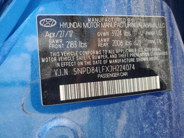 2018 HYUNDAI ELANTRA SE - 5NPD84LFXJH224074