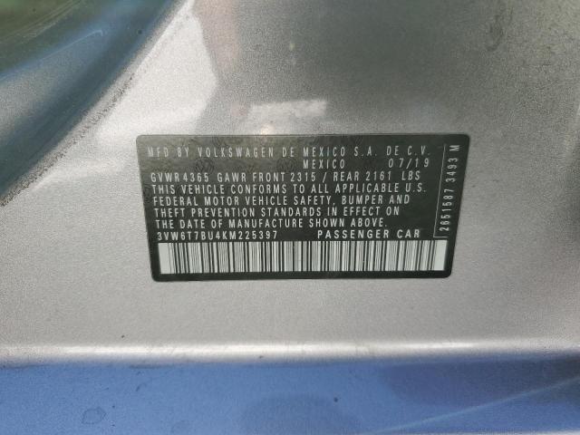 2019 VOLKSWAGEN JETTA GLI - 3VW6T7BU4KM225397