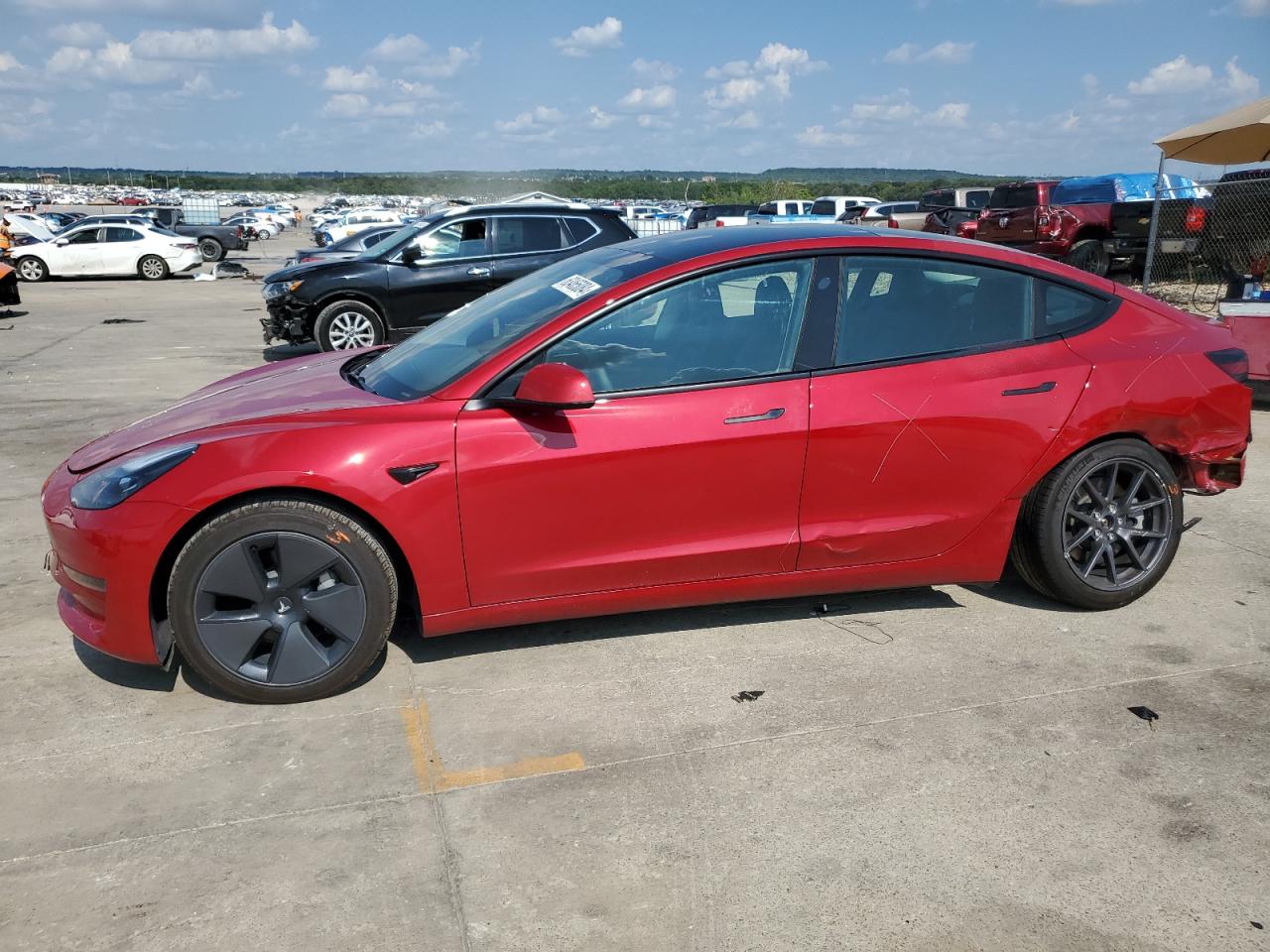 Lot #2953005600 2023 TESLA MODEL 3