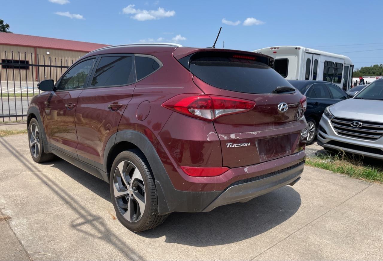 2016 Hyundai Tucson Limited vin: KM8J33A27GU095782