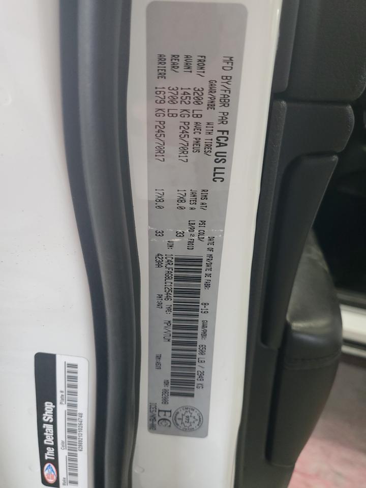 1C4RJFAG8LC125446 2020 Jeep Grand Cherokee Laredo