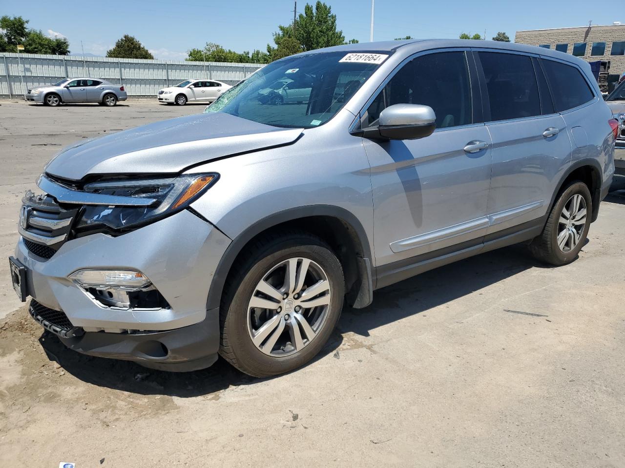 2017 Honda Pilot Exl vin: 5FNYF6H59HB020944