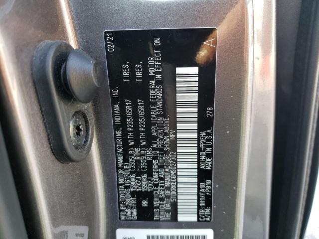 2021 TOYOTA SIENNA LE 5TDKRKEC6MS027302  64390734