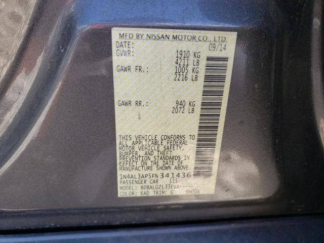 2015 NISSAN ALTIMA 2.5 - 1N4AL3AP5FN341436