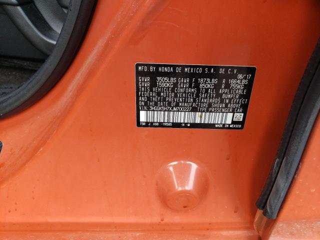 2018 HONDA FIT SPORT 3HGGK5H7XJM700227
