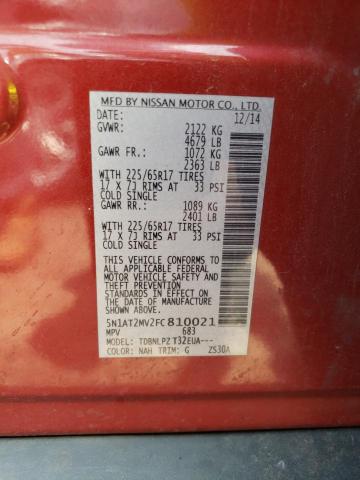 2015 NISSAN ROGUE S - 5N1AT2MV2FC810021