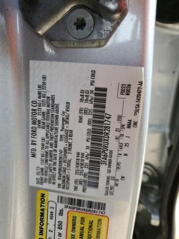 VIN 3FA6P0RUXDR281747 2013 Ford Fusion, Titanium Hev no.12