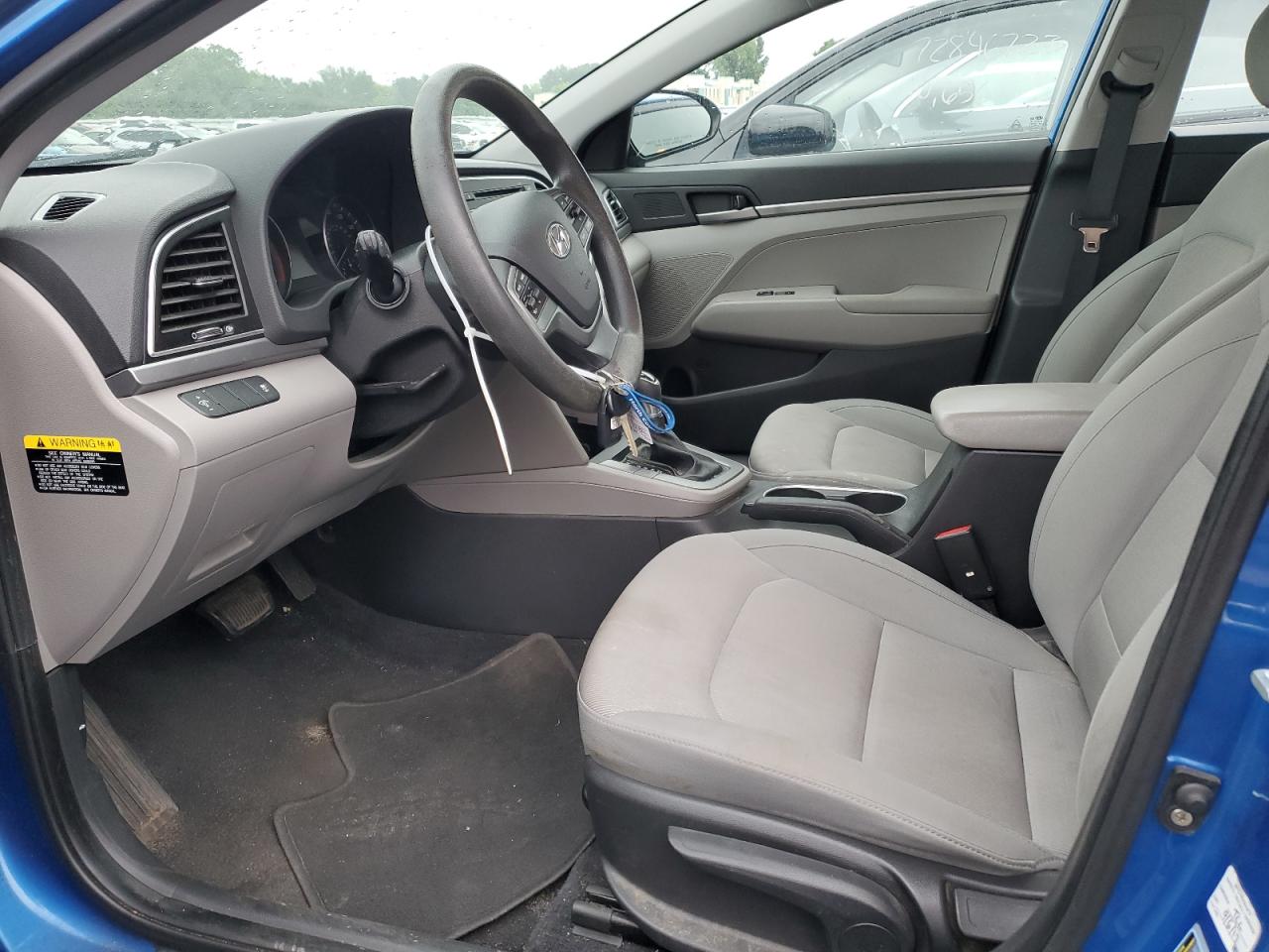 2017 Hyundai Elantra Se vin: KMHD74LFXHU111417